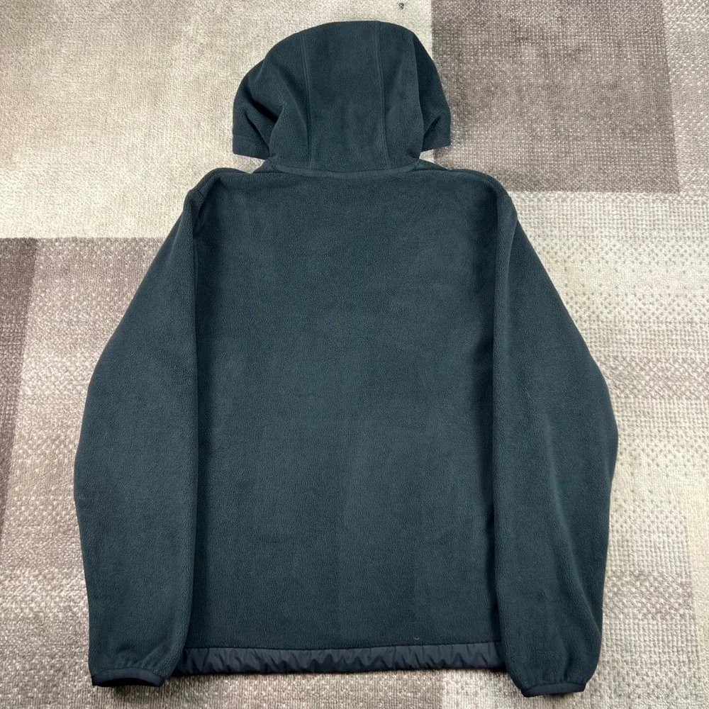 Nike‎ Mens Fleece Big Swoosh Hoodie Black White Pullover Size M CU3891-010
